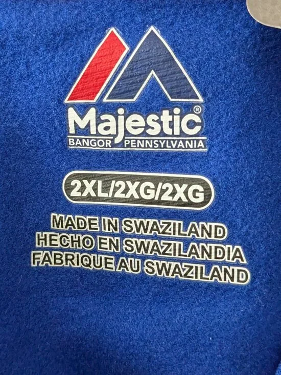 NEW YORK GIANTS Twilled Stitched NEW YORK GIANTS Hooded Sweatshirt Size 2XL NWT - Picture 8 of 12